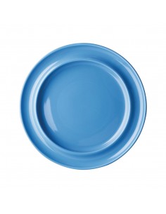 Olympia Heritage Raised Rim Plates Blue 253mm