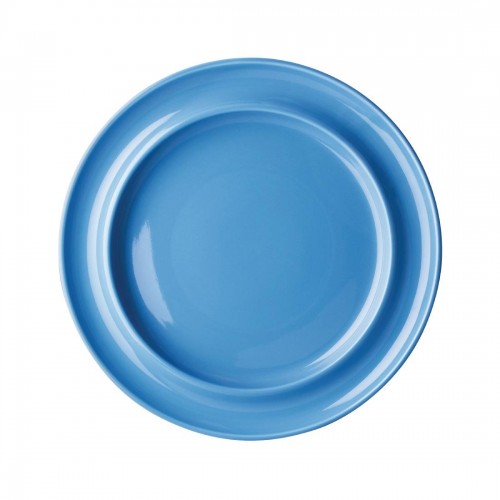 Olympia Heritage Raised Rim Plates Blue 253mm
