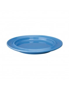 Olympia Heritage Raised Rim Plates Blue 253mm 2
