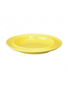 Olympia Heritage Raised Rim Plates Yellow 203mm 2