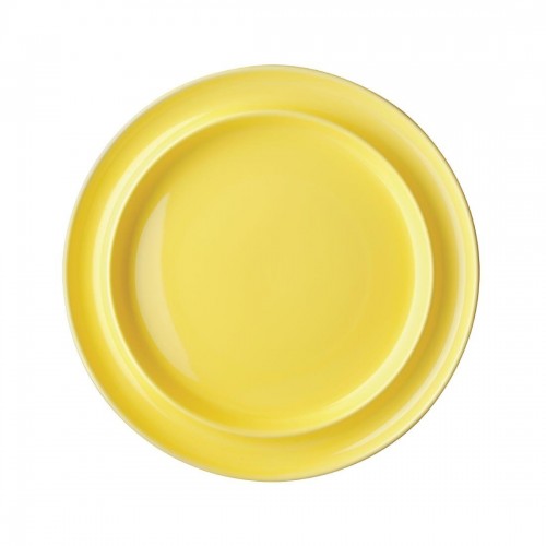 Olympia Heritage Raised Rim Plates Yellow 253mm