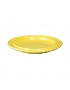 Olympia Heritage Raised Rim Plates Yellow 253mm 2