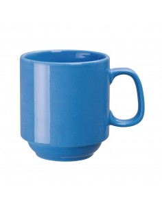 Olympia Heritage Stacking Mug Blue 300ml