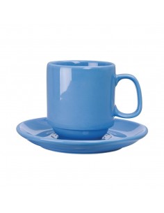 Olympia Heritage Stacking Mug Blue 300ml 2