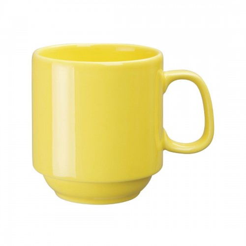 Olympia Heritage Stacking Mugs Yellow 300ml