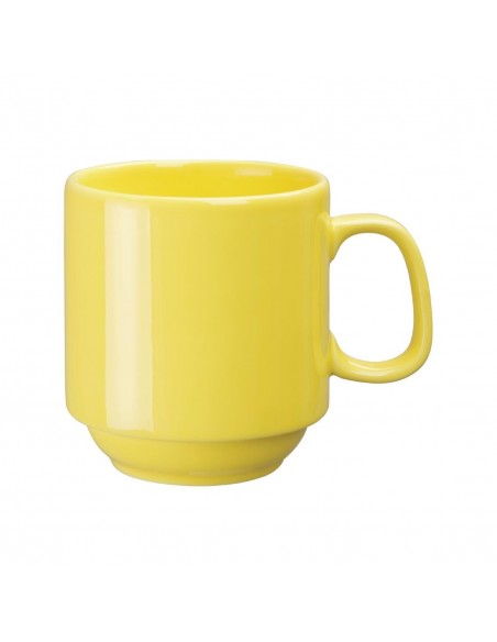 Olympia Heritage Stacking Mugs Yellow 300ml