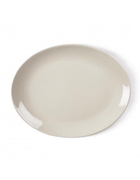 Olympia Ivory Oval Coupe Plates 330mm