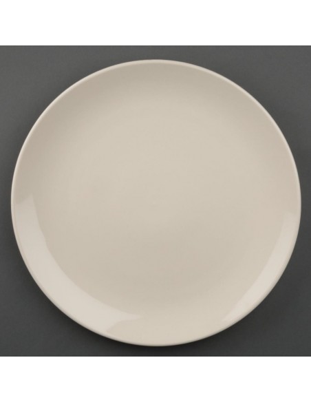 Olympia Ivory Round Coupe Plates 255mm