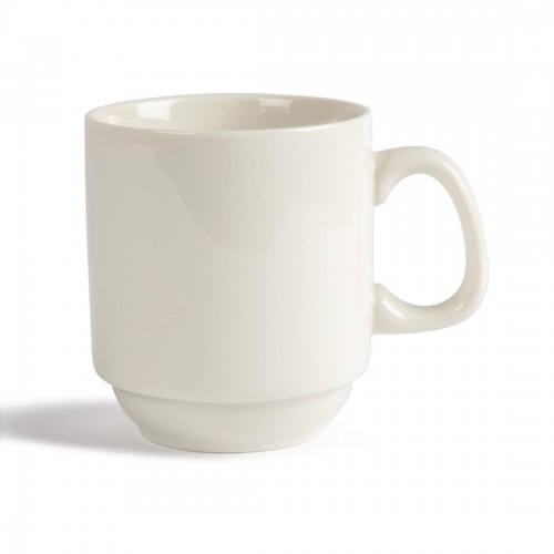 Olympia Ivory Stacking Mugs 285ml 10oz