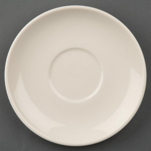 Olympia Ivory Stacking Saucers