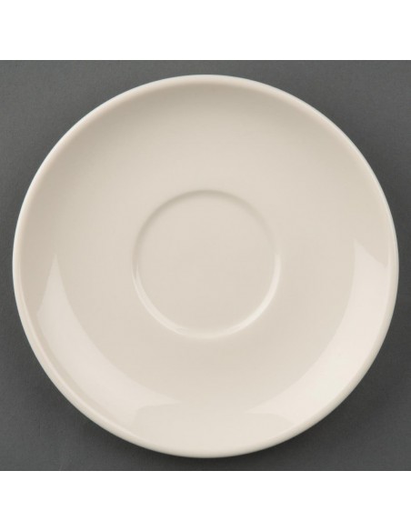 Olympia Ivory Stacking Saucers