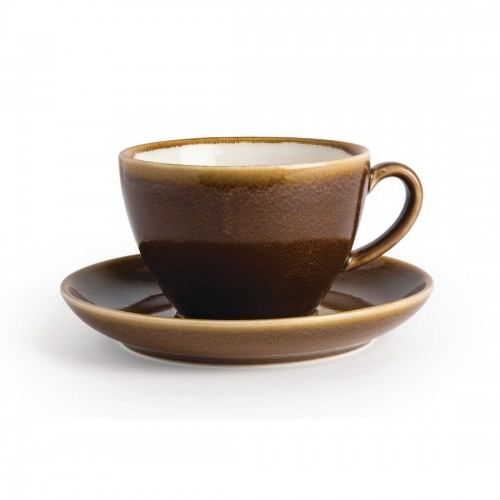 Olympia Kiln Cappuccino Cup Bark 340ml Olympia Kiln Cappuccino Cup Bark 340ml