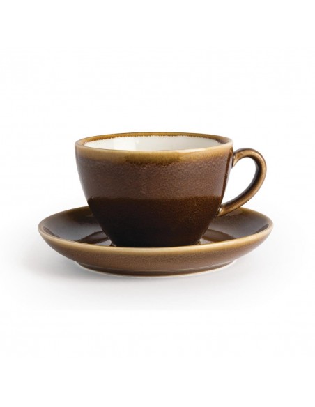 Olympia Kiln Cappuccino Cup Bark 340ml Olympia Kiln Cappuccino Cup Bark 340ml