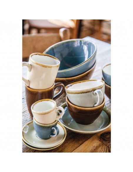 Olympia Kiln Cappuccino Cup Bark 340ml Olympia Kiln Cappuccino Cup Bark 340ml