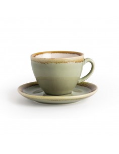Olympia Kiln Cappuccino Cup Moss 230ml 2