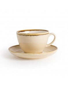 Olympia Kiln Cappuccino Cup Sandstone 340ml 2