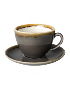 Olympia Kiln Cappuccino Cup Smoke 230ml 2