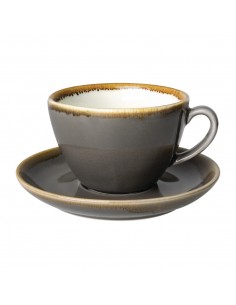 Olympia Kiln Cappuccino Cup Smoke 340ml 2
