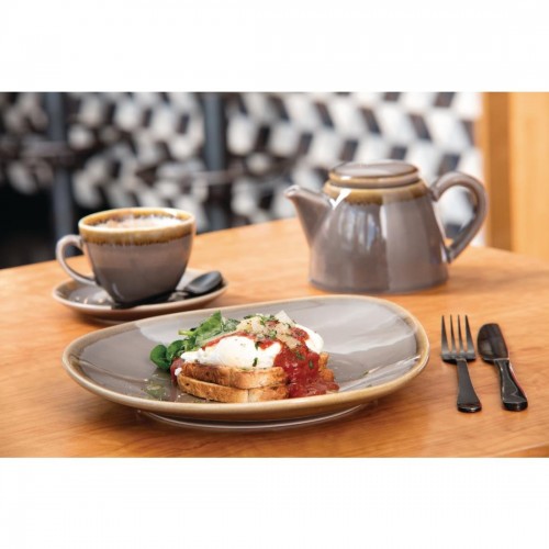 Olympia Kiln Cappuccino Cup Smoke 340ml