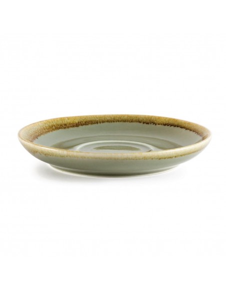 Olympia Kiln Cappuccino Saucer Moss 160mm