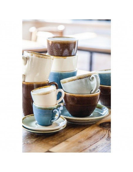 Olympia Kiln Cappuccino Saucer Moss 160mm