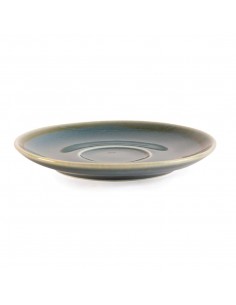 Olympia Kiln Cappuccino Saucer Ocean 140mm 2