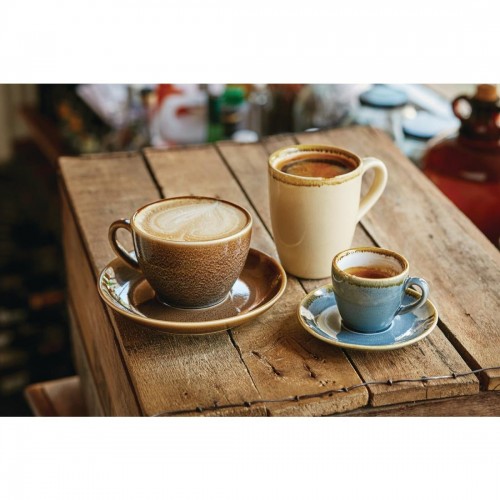 Olympia Kiln Cappuccino Saucer Ocean 160mm Olympia Kiln Cappuccino Saucer Ocean 160mm