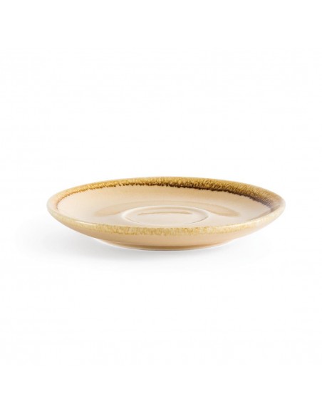 Olympia Kiln Cappuccino Saucer Sandstone 140mm