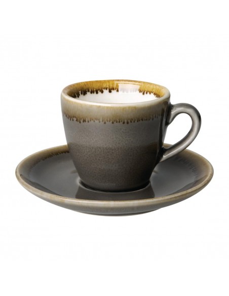 Olympia Kiln Espresso Saucer Smoke