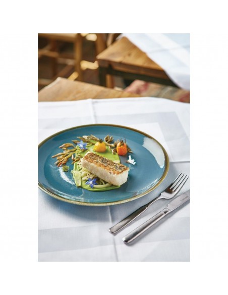 Olympia Kiln Round Plate Ocean 280mm