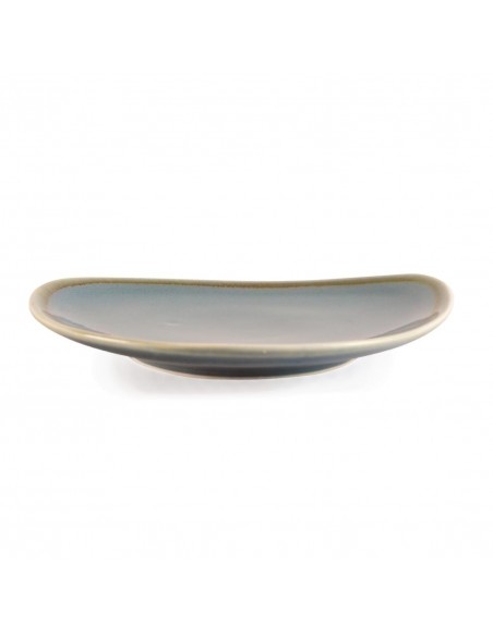 Olympia Kiln Triangular Plate Ocean 165mm