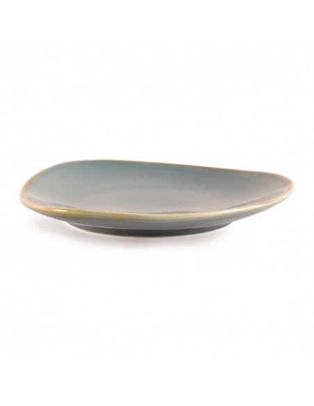 Olympia Kiln Triangular Plate Ocean 230mm