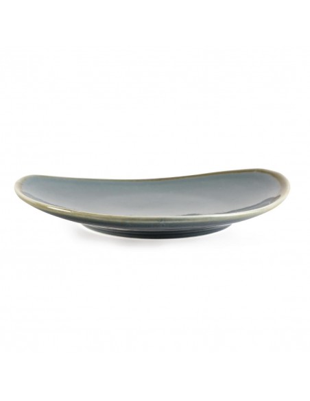 Olympia Kiln Triangular Plate Ocean 280mm