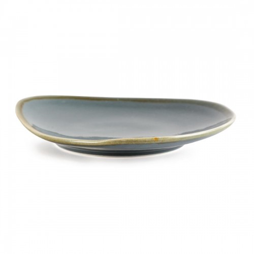 Olympia Kiln Triangular Plate Ocean 280mm
