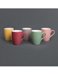 Olympia Matt Pastel Mug Red 320ml 2