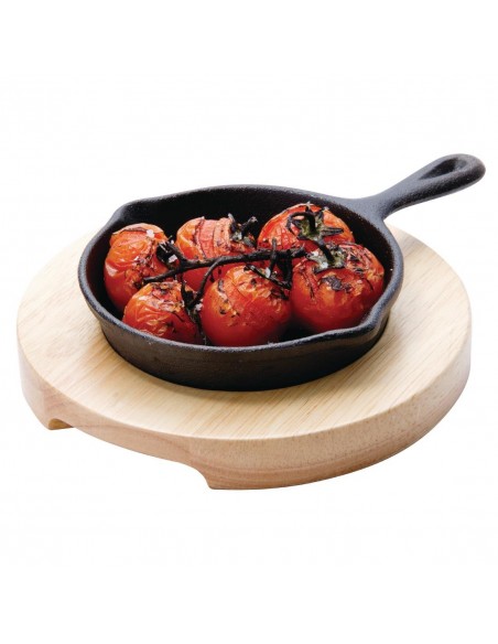 Olympia Mini Cast Iron Round Pan 115mm