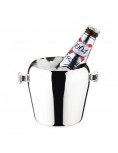 Olympia Mini Ice Bucket Stainless Steel 1Ltr 2