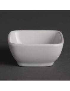 Olympia Miniature Rounded Square Dishes 60mm