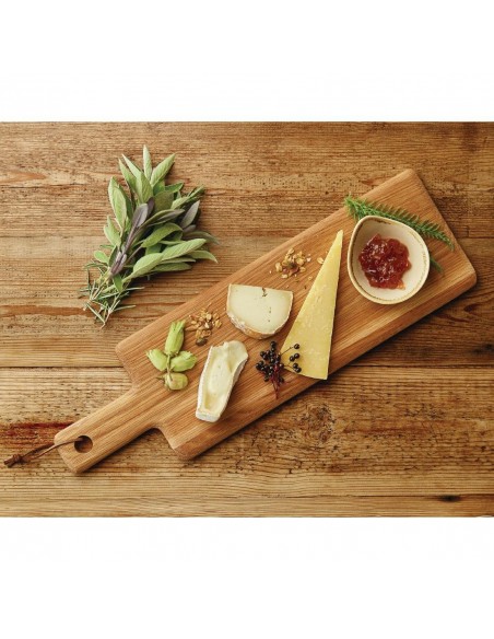 Olympia Oak Handled Wooden Board Medium