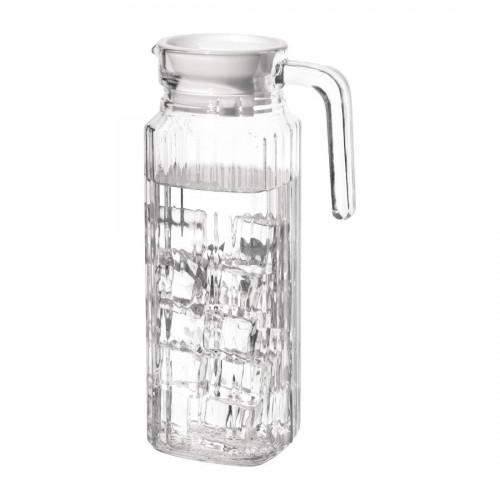 Olympia Ribbed Glass Jugs 1Ltr