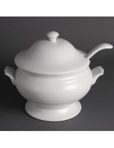Olympia Soup Tureen and Ladle 2.5Ltr 88oz