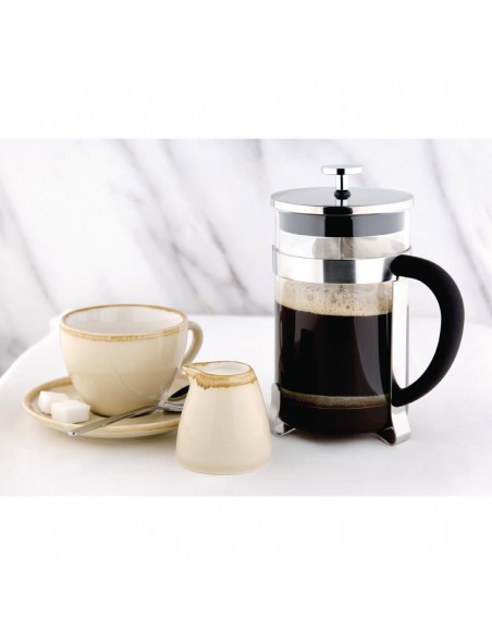 Olympia Stainless Steel Cafetiere 6 Cup