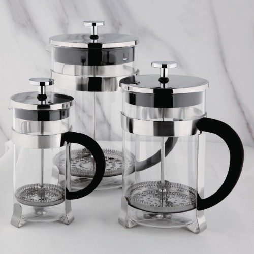 Olympia Stainless Steel Cafetiere 6 Cup