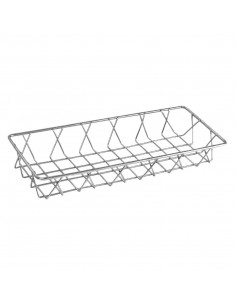 Olympia St/St Wire Display Basket 350 x 150 x 50mm