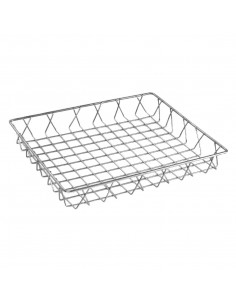 Olympia St/St Wire Display Basket 350 x 300 x 50mm