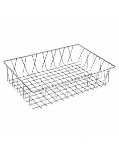 Olympia St/St Wire Display Basket 450 x 300 x 100mm