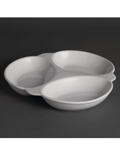 Olympia Vegetable Dishes 3 Section 250mm