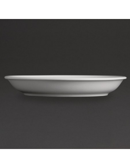 Olympia Whiteware Cappuccino Saucers 180mm