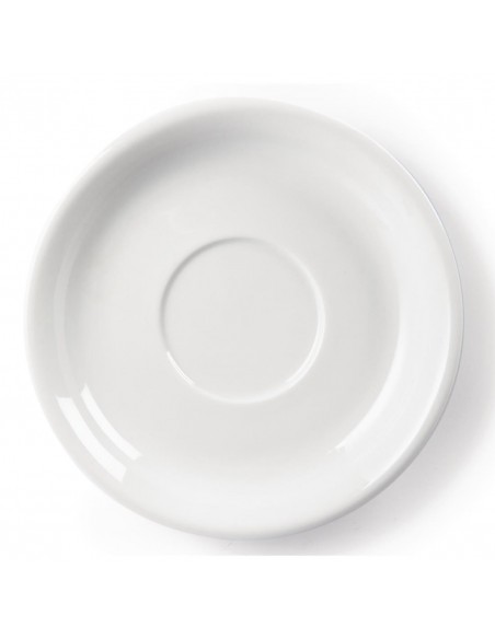 Olympia Whiteware Cappuccino Saucers 180mm