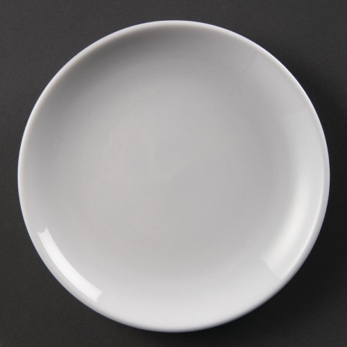 Olympia Whiteware Coupe Plates 180mm